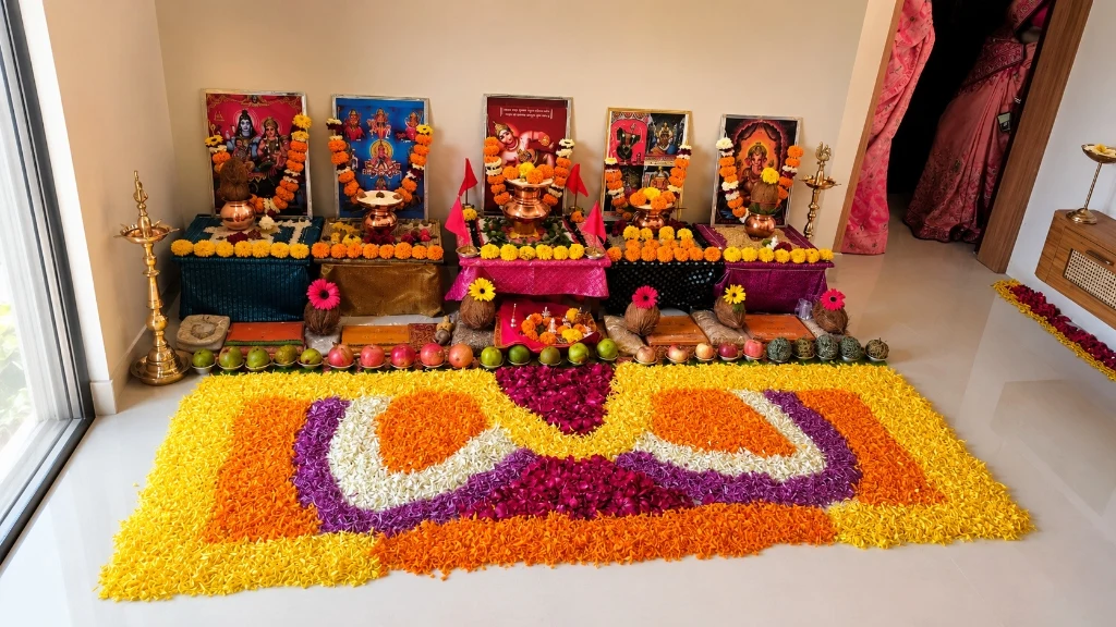 Floral Mandal Arrangement